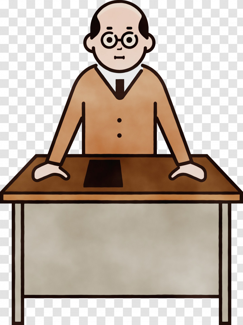 Cartoon Line Sitting Behavior Human Transparent PNG