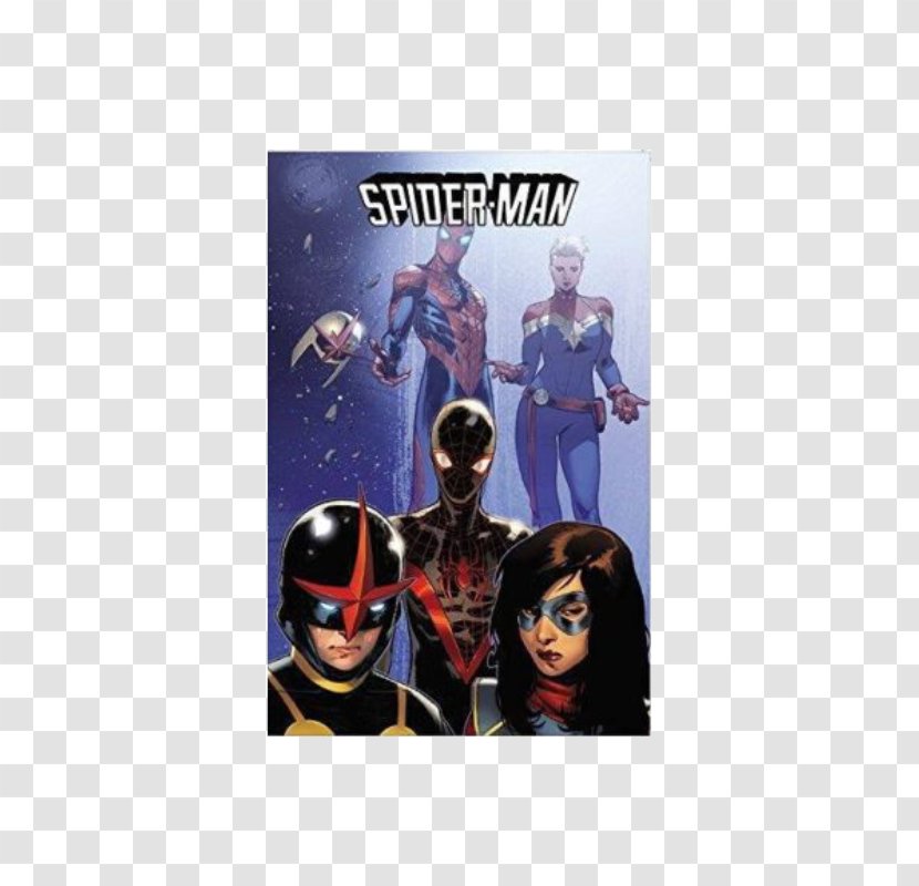Spider-Man: Miles Morales Vol. 1 Ultimate Comics Spider-Man, Spider-Man/Spider-Gwen: Sitting In A Tree - Marvel - Spider-man Transparent PNG