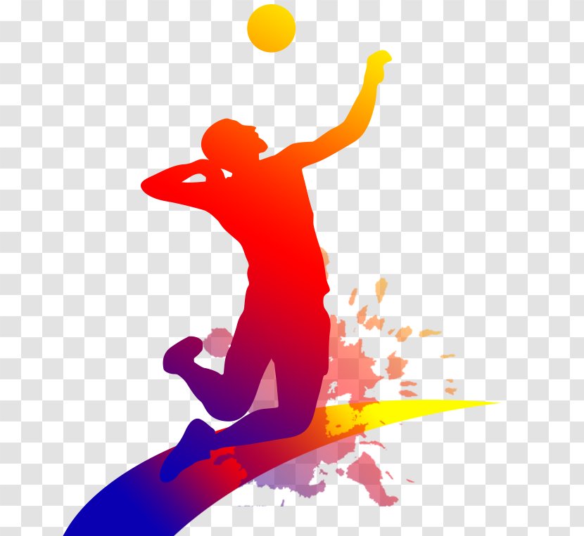 Volleyball Clip Art - People Playing Transparent PNG