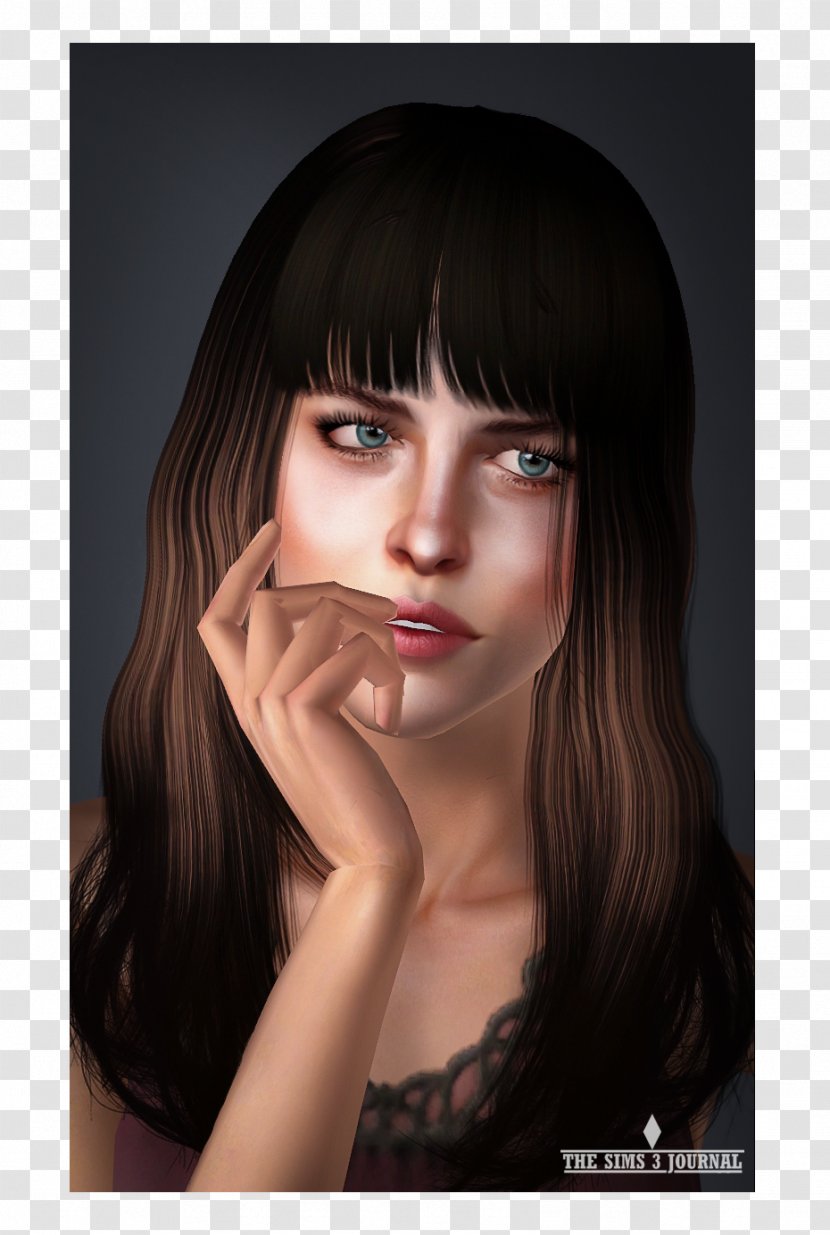 The Sims 3 Dakota Johnson 4 2 Anastasia Steele - Tree Transparent PNG