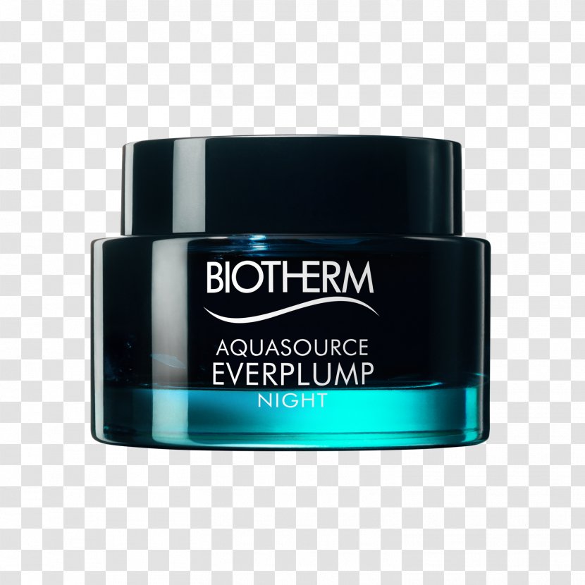 Biotherm Aquasource Everplump Night Cream Mask Cosmetics - Moisturizer Transparent PNG