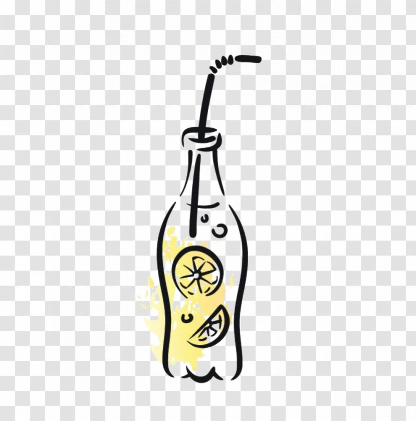 Lemonade Carbonated Drink Clip Art - Royaltyfree - Hand-painted Transparent PNG
