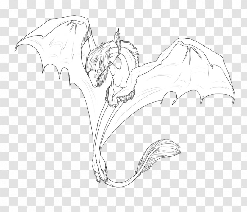 Line Art Drawing Dragon Sketch - Head Transparent PNG