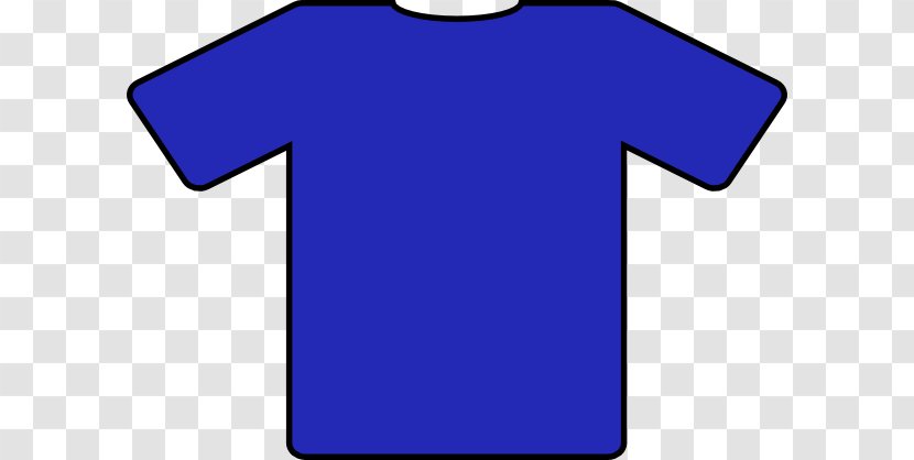 T-shirt Logo Sleeve Outerwear ユニフォーム - Violet - Blue Shirt Transparent PNG