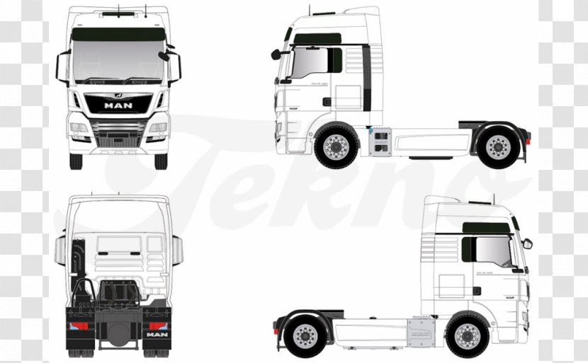 MAN TGX SE Scania AB TGA Truck - Tire Transparent PNG