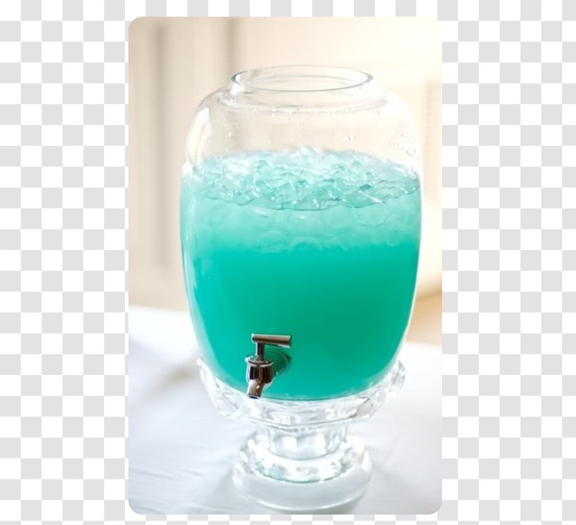 Punch Blue Hawaii Lemonade Non-alcoholic Drink Birthday - Menu Transparent PNG
