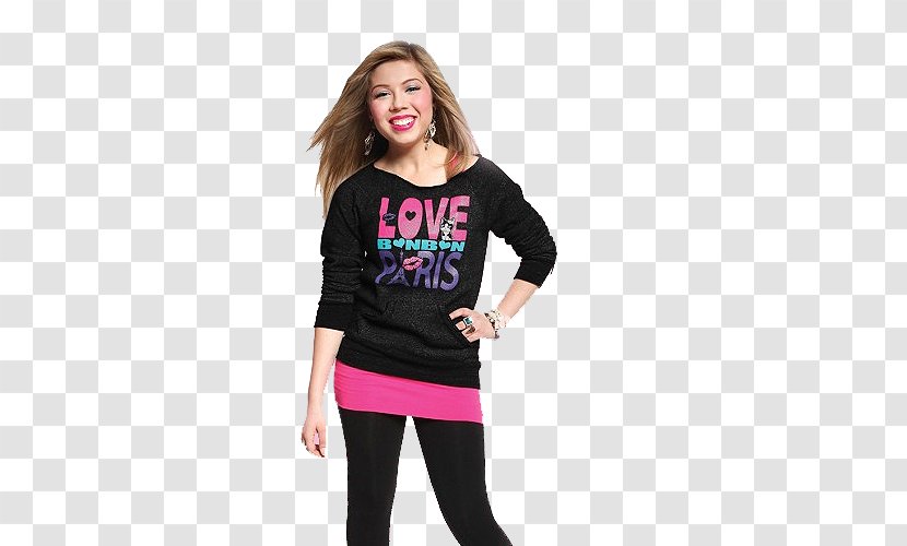Miranda Cosgrove T-shirt ICarly Television Show - Hoodie Transparent PNG