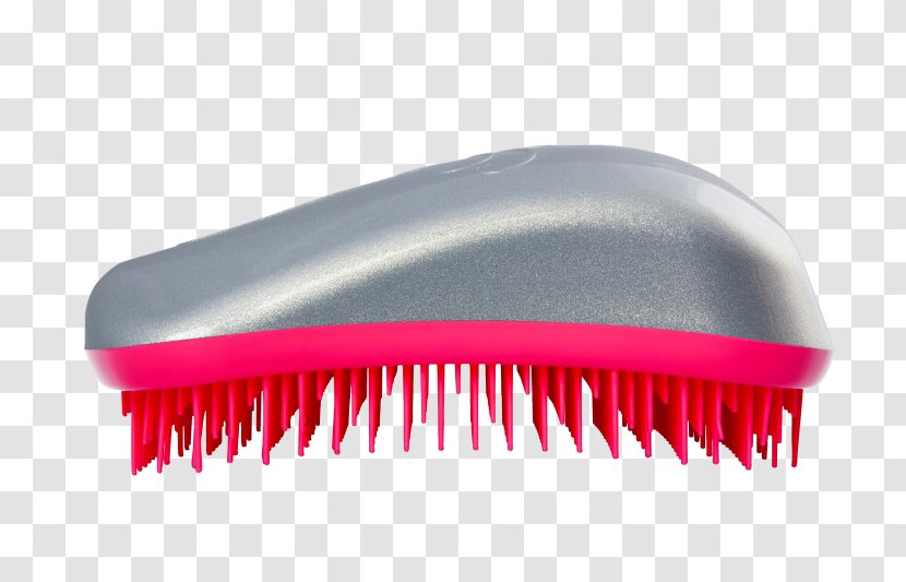 Brush Comb Pink Fuchsia Hair Transparent PNG