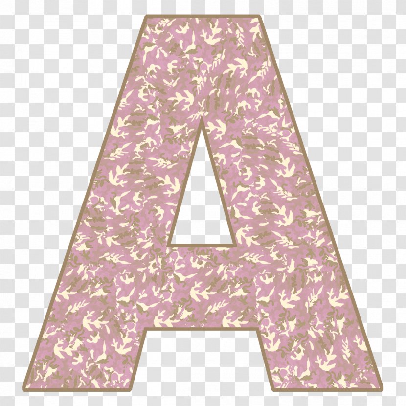 Paper Digital Scrapbooking Embellishment Free - Embroidery - Pink Letter A Transparent PNG