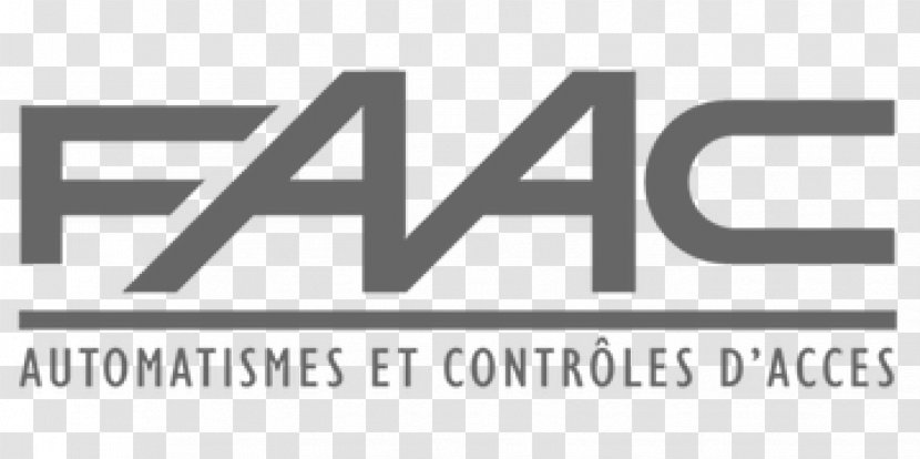 Système De Déverouillage FAAC Brand Logo Product Design - Automatic Gate Transparent PNG