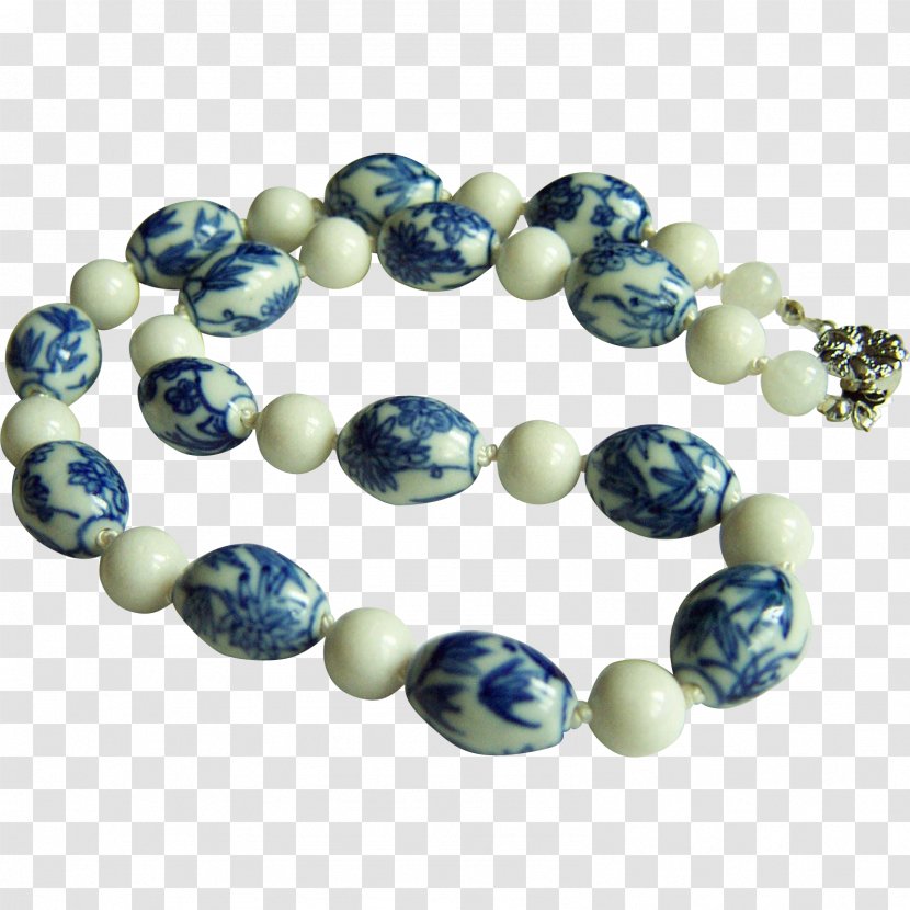 Bead Blue And White Pottery Turquoise Chinese Ceramics Porcelain - Bracelet - The Transparent PNG