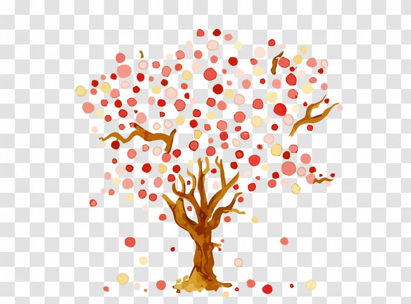Paper Cherry Blossom ANGELA VANDENBOGAARD SIMPLYNOTES Tree - Vector Dot Transparent PNG
