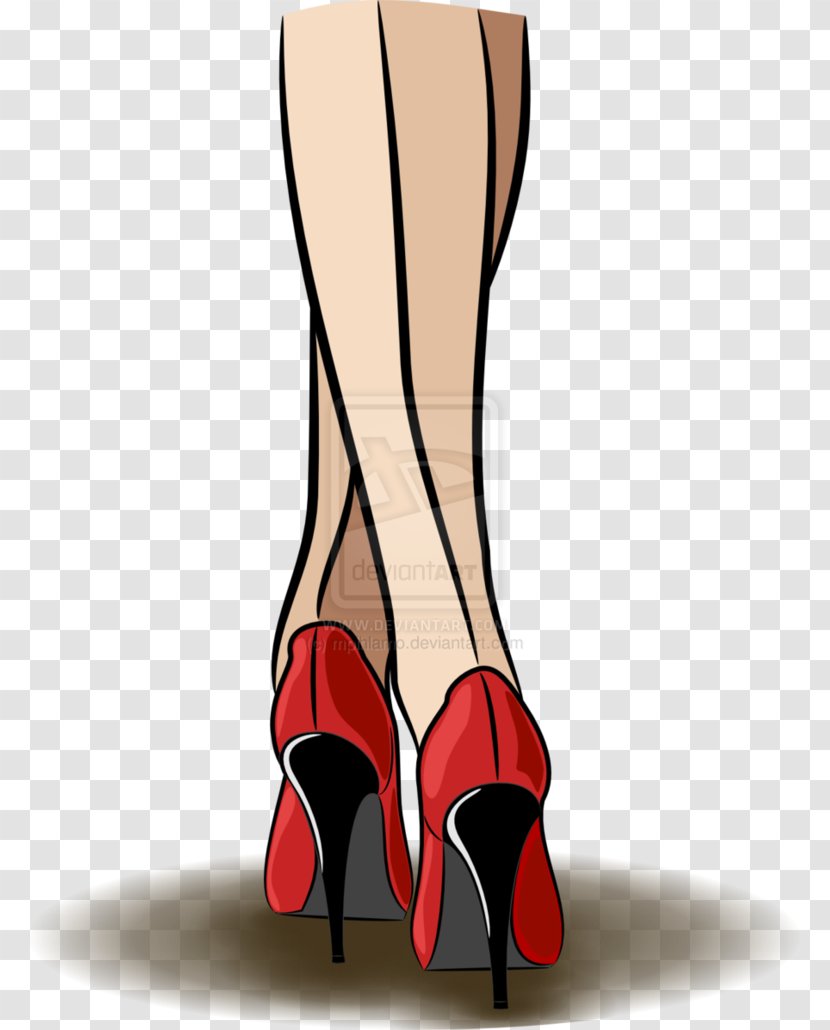 High-heeled Footwear Drawing - Watercolor - Heels Transparent PNG