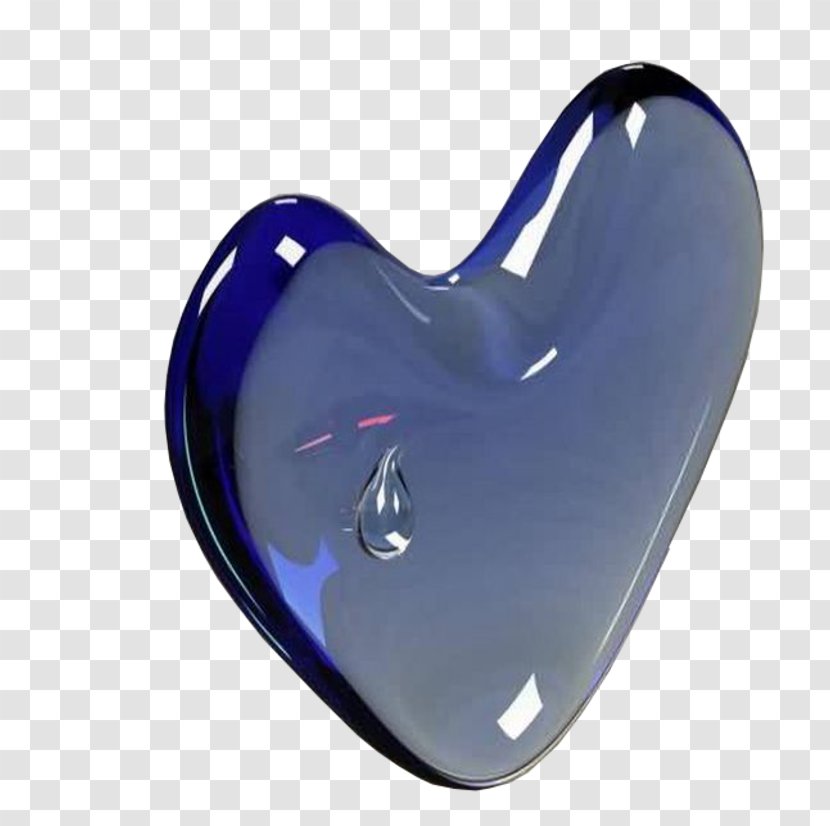 Love Broken Heart Quotation Centerblog - Cobalt Blue - Glass Transparent PNG