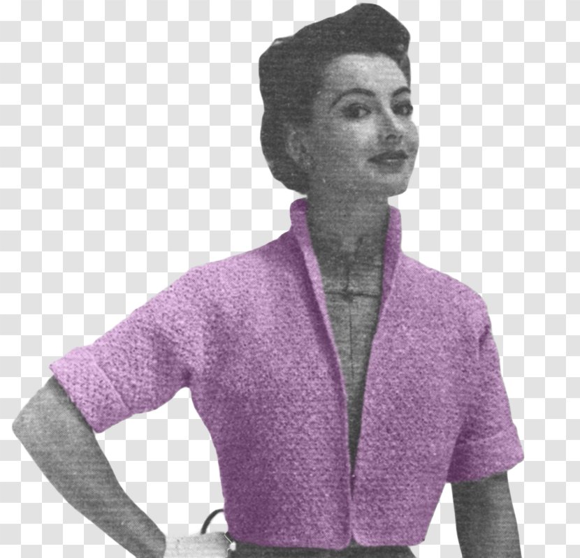 Outerwear Shrug Collar Knitting Pattern - Jacket Transparent PNG