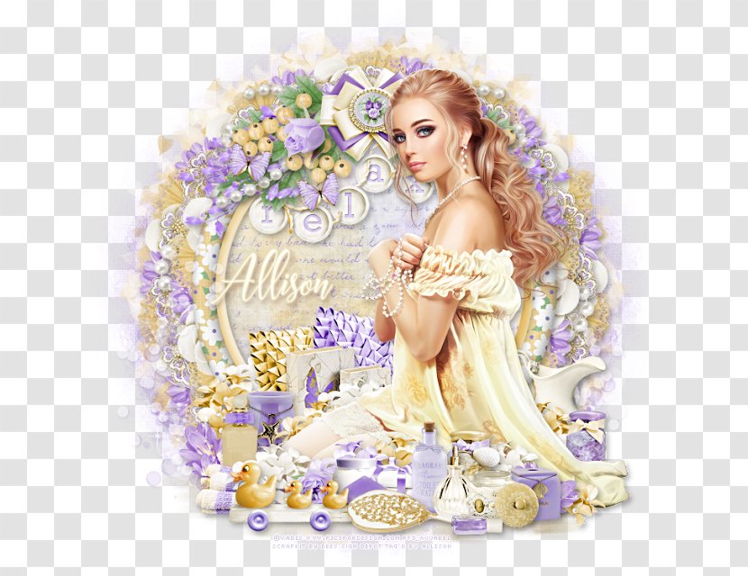 Fairy Lilac Figurine Angel M - Violet - Breath Relax Transparent PNG