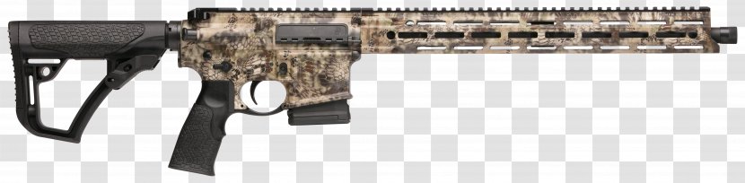 Trigger Firearm Daniel Defense .300 AAC Blackout M4 Carbine - Gun Barrel - Ammunition Transparent PNG