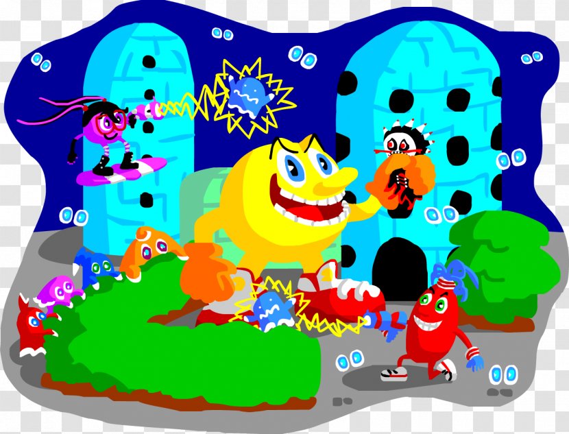 Pac-Man And The Ghostly Adventures 2 Art Video Game - Namco - Pac Man Transparent PNG