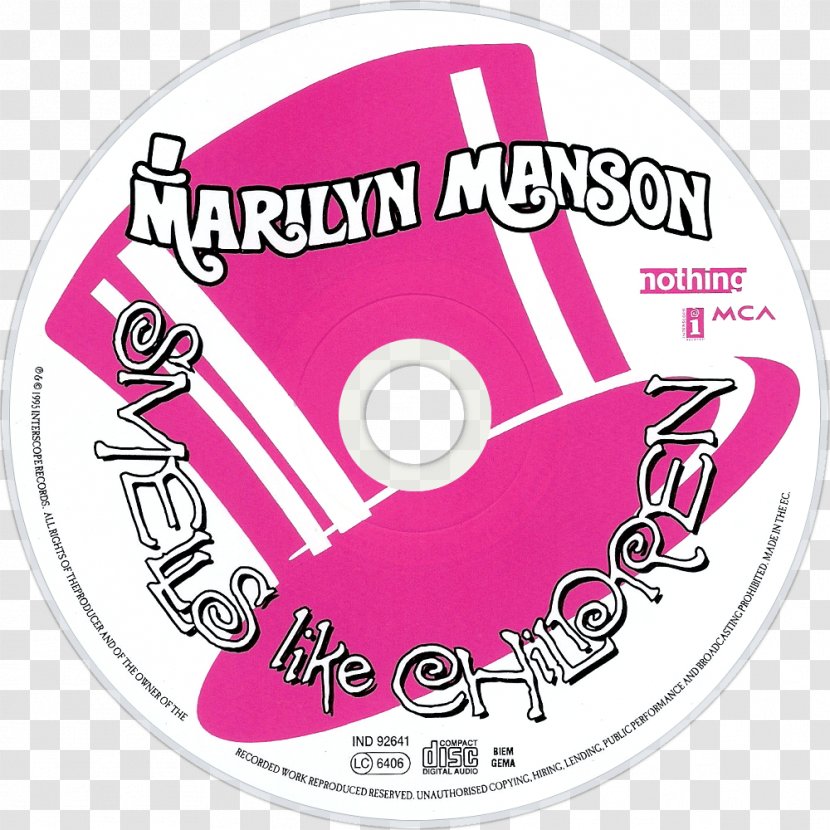 Smells Like Children Marilyn Manson Clothing Accessories Compact Disc Logo Transparent PNG