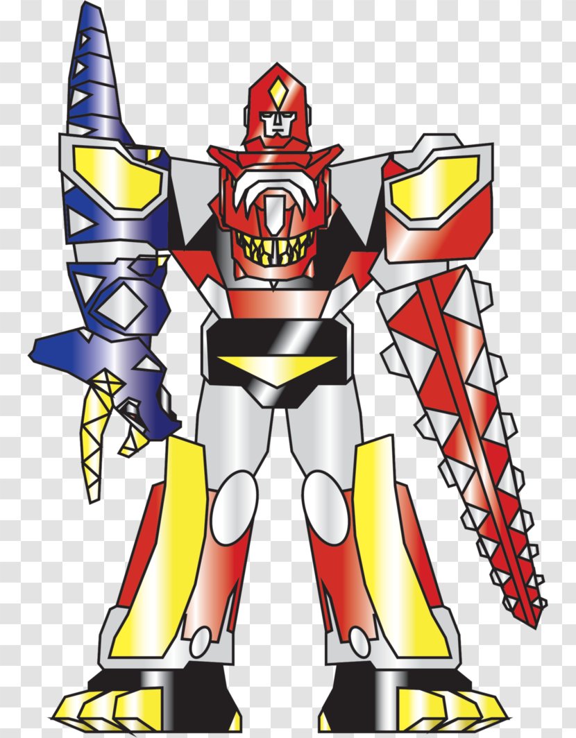 Drawing Zord Power Rangers - Dino Thunder Transparent PNG