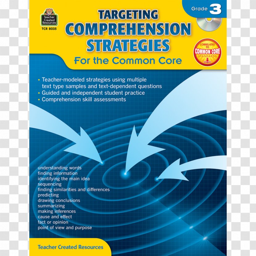 Targeting Comprehension Strategies For The Common Core, Grade 3 Reading Core State Standards Initiative Student - Curriculum Transparent PNG