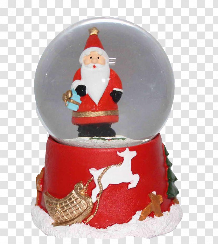 Santa Claus Christmas Ornament Crystal Ball - Tree - Edition Transparent PNG