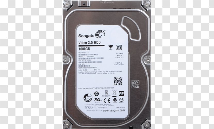 Hard Drives Serial ATA Seagate Technology Terabyte Surveillance SV35 Series HDD - Computer Transparent PNG