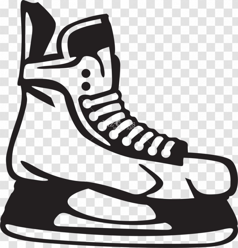 Ice Skates Hockey Skating Puck Sticks - Figure Transparent PNG