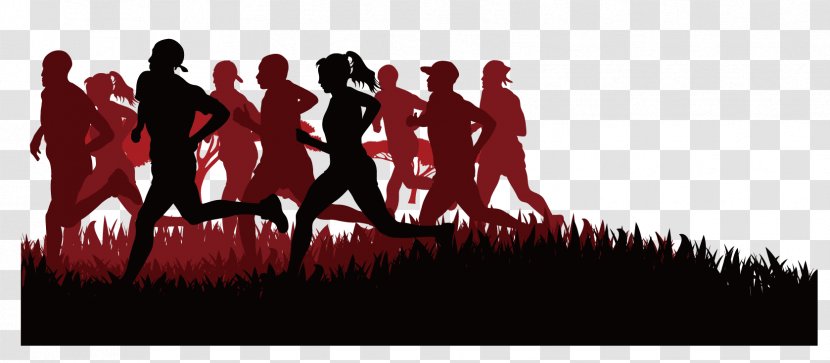 Running Olympic Sports Golf - Human - Run Character Silhouette Transparent PNG