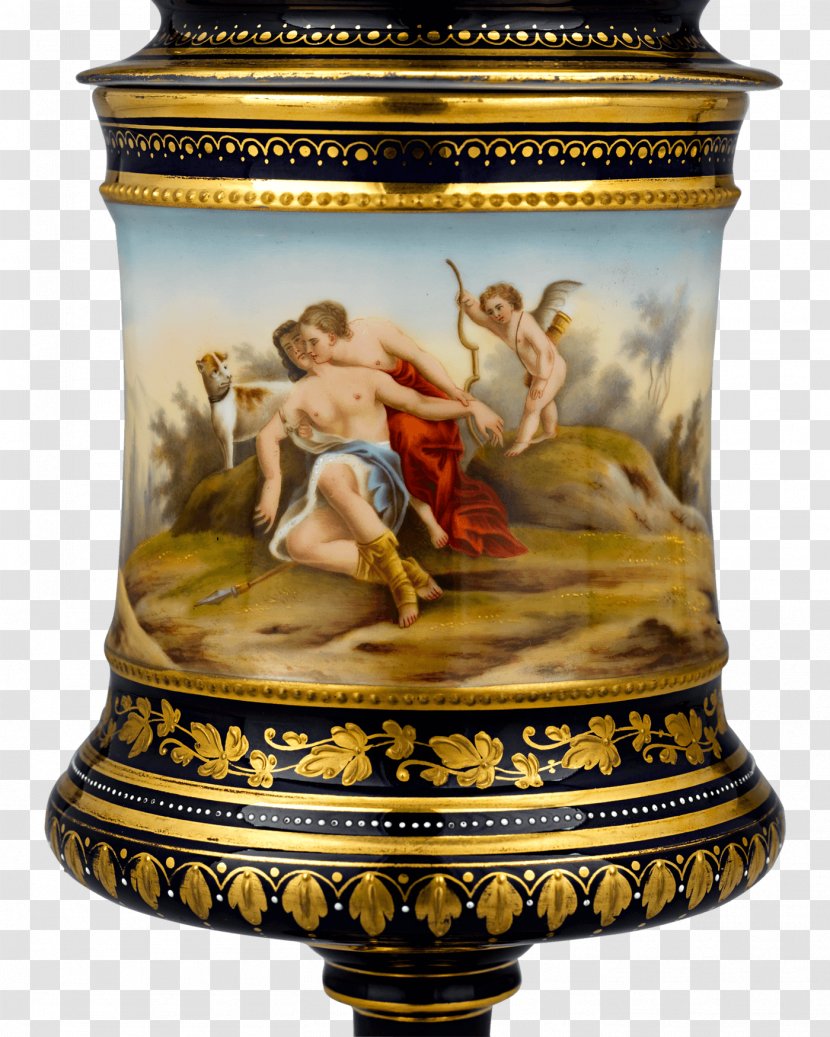 Porcelain Vase Antique Vienna Urn - Condiment Transparent PNG