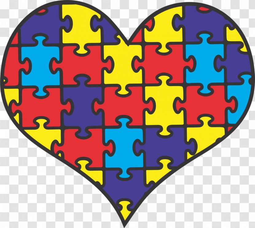 World Autism Awareness Day Clip Art Heart Transparent PNG