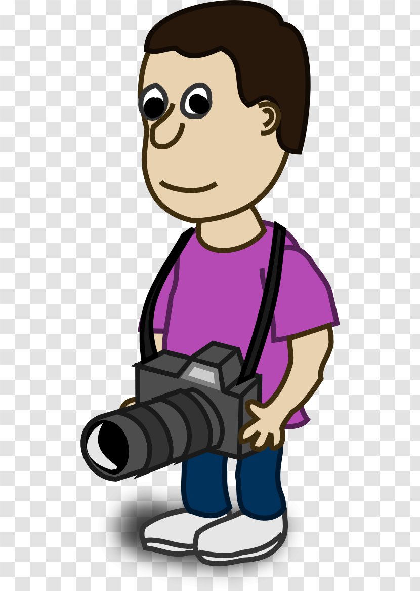 Camera Operator Cartoon Photography Clip Art - Finger Transparent PNG