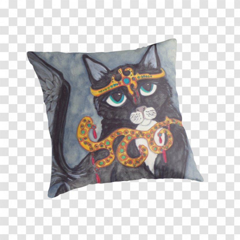 Throw Pillows Cat Cushion Transparent PNG