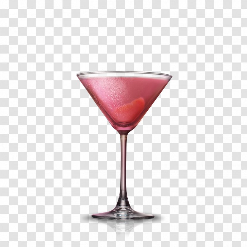 Clover Club Cocktail Cosmopolitan Martini Fizzy Drinks - Stemware - Raspberry Transparent PNG