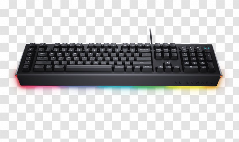 Computer Keyboard Dell AW568 Alienware Advanced Gaming Personal - Multimedia Transparent PNG