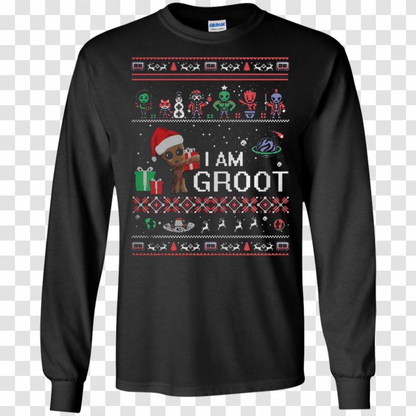 T-shirt Christmas Jumper Hoodie Sweater - Sweatshirt Transparent PNG
