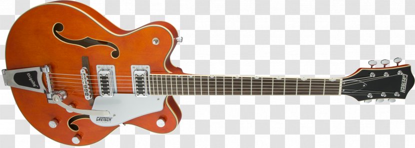Gretsch 6128 Bigsby Vibrato Tailpiece Semi-acoustic Guitar Transparent PNG