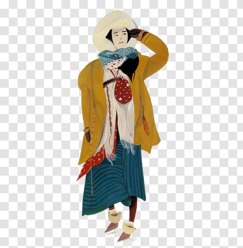 Art Center College Of Design Illustrator Woman Illustration - Cartoon Winter Transparent PNG