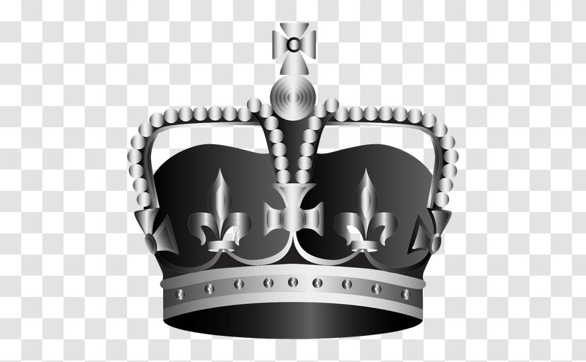 Crown Clip Art - Black And White Transparent PNG