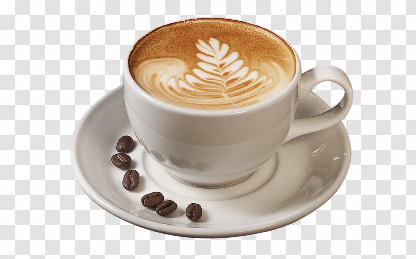 Cappuccino Espresso Latte Coffee Cafe - Drinkware Transparent PNG