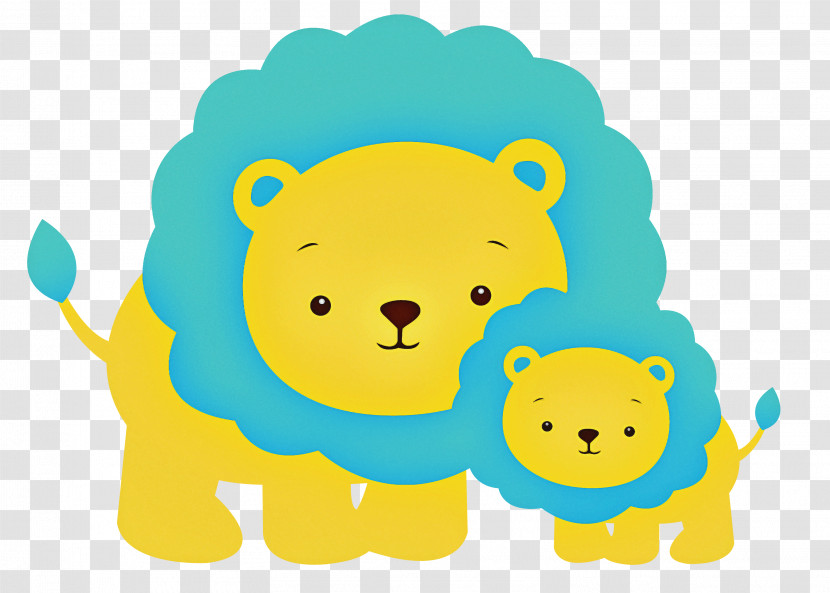 Cartoon Cuteness Infant Lion Baby Animals Collection Transparent PNG