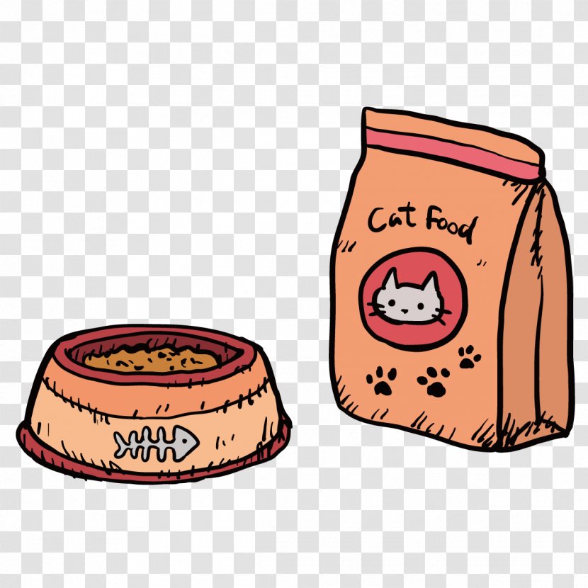 Cat Food Dog Cartoon Pet - Vector Transparent PNG