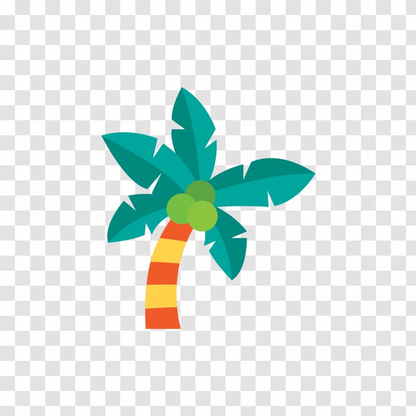 Vector Coconut Tree - Beach - Petal Transparent PNG