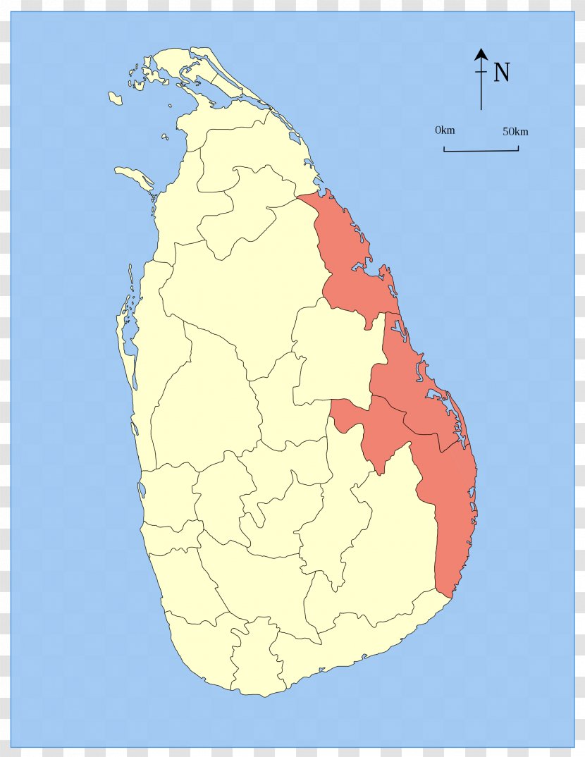 Northern Province North Eastern Provinces Of Sri Lanka Batticaloa Central - Merger - Guangxi Transparent PNG