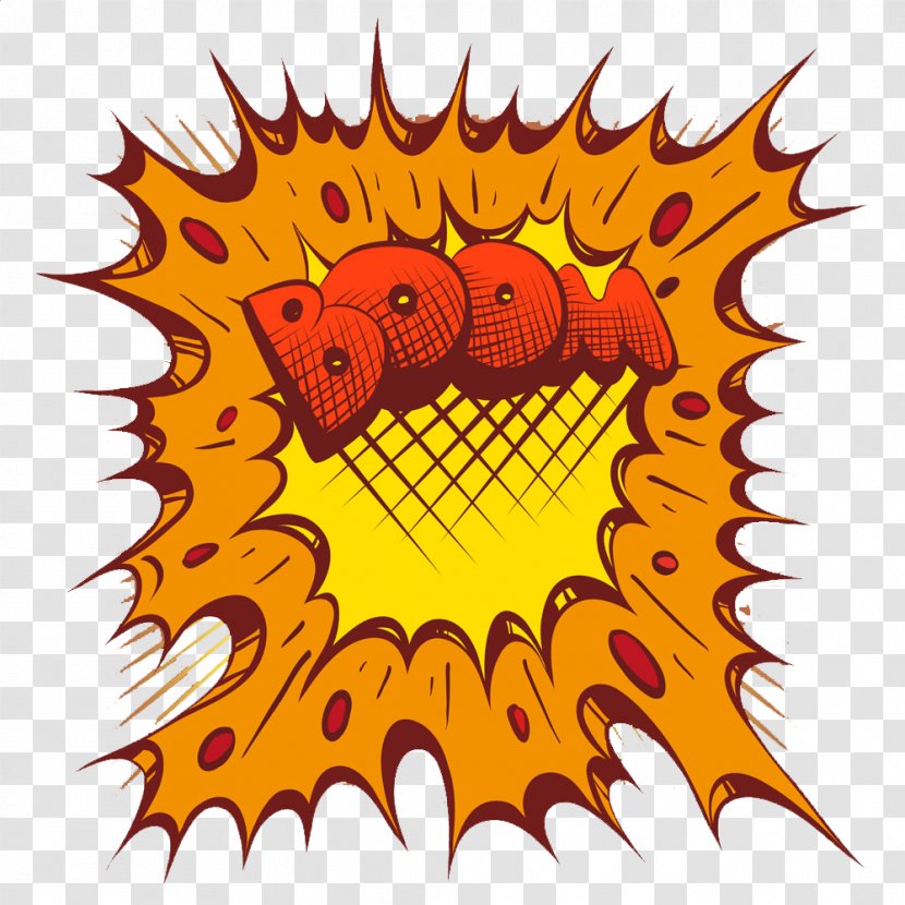 Speech Balloon Comics Cartoon - Explosion - Square Cloud Transparent PNG