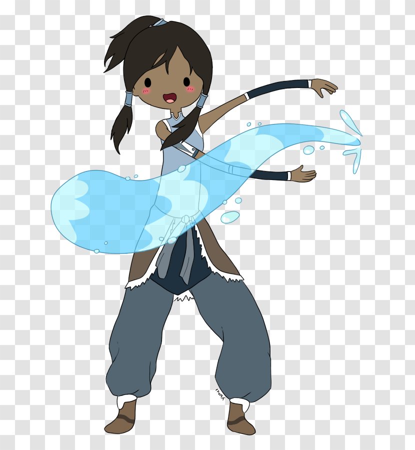 Korra Mako Bolin Art - Cartoon - KorrA Transparent PNG