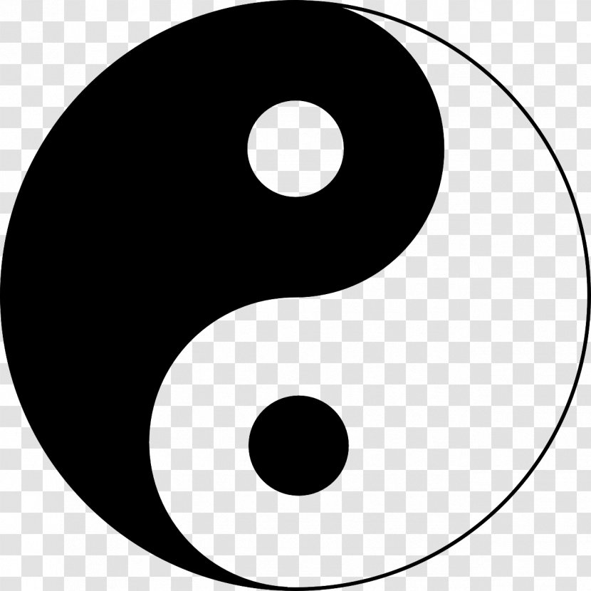 Yin And Yang Taoism Taijitu Symbol Chinese Philosophy - Denotation Transparent PNG
