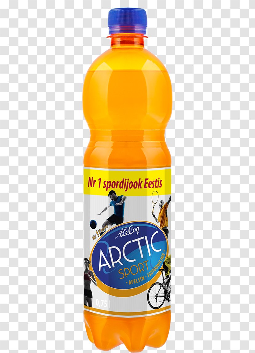 Orange Drink Sports & Energy Drinks Fizzy Soft Water Bottles - Bottle - Great Transparent PNG