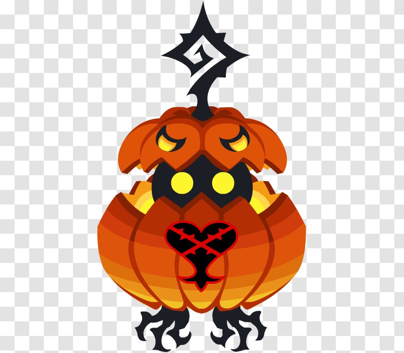 Kingdom Hearts χ KINGDOM HEARTS Union χ[Cross] Jack-o'-lantern Heartless Sora - Orange - Fictional Character Transparent PNG