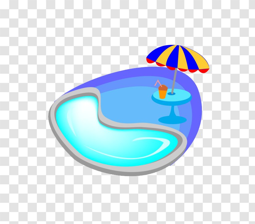 Swimming Cartoon - Villa - Symbol Logo Transparent PNG
